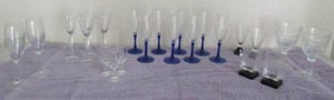 lot 88 image: Large lot of stunning wine glasses