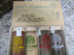 lot 110 image: Spices for all seasons Princeton Industries spring, summer, Autumn, Winter