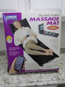lot 157 image: Conair body soother massage mat in original box