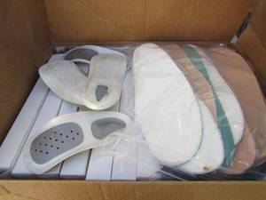 lot 208 image: Assorted shoe inserts mostly new  mend and womens 6810