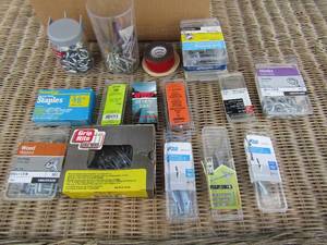 lot 211 image: Lot- screws, nuts, bolts, hooks, tape and more