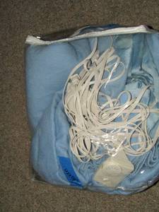 lot 255 image: Blue queen size electric blanket