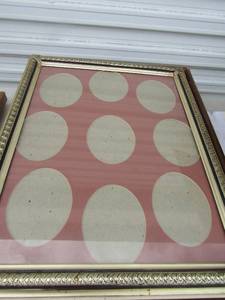 lot 265 image: three 20x16 multi pic frames