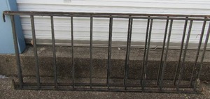 lot 280 image: 2 metal PORCH RAILING different sizes Heavy