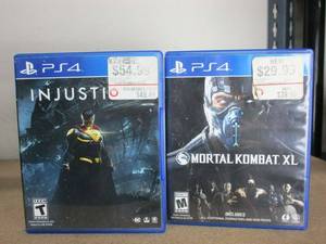 lot 25 image: 2 PS4 GAMES, INJUSTICE & MORTAL KOMBAT XL, GOOD CONDITION