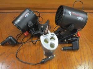 lot 67 image: 2 OF THE ORIGINAL TORNADO FAN ROAD PRO WITH PLUG ADAPTER THAT FITS CAR CUPHOLDERS, APPEARS UNUSED OR BARELY USED