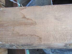 lot 10 image: 88 long piece of cedar wood cut for bench seat or table