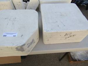 lot 82 image: CERAMIC MOLDS  -  Camp ground and 2 Sheppards molds