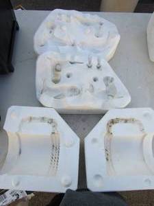 lot 87 image: CERAMIC MOLDS - rope mug and baby seals