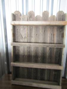 lot 116 image: Picket shelving 4 tier 36x25x5