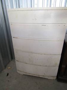 lot 118 image: 5 drawer chest good condition 49x33x19