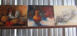lot 143 image: ART - 3 Paintings by Louise Butler all 16x20
