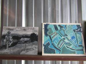lot 148 image: ART - Board paintings 12x16 and 14x17