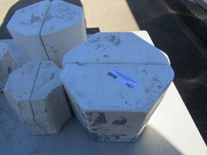 lot 167 image: Molds- lone star bookends in 3 various sizes