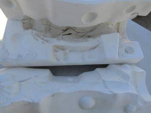 lot 179 image: 3 piece lady mold some small damage