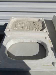 lot 190 image: molds- owl, Jesus and angel