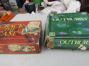 lot 251 image: Games-Outburst, Crack the Case  both opened