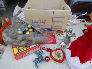 lot 288 image: Christmas- bells, ornaments, angels, and more