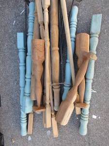 lot 339 image: Table legs wood, metal all sizes and colors
