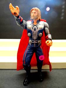 lot 10 image: 2012 Hasbro Thor 12 Inch Large Talking Action Figure Marvel Avengers