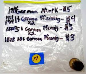 lot 17 image: COLLECTION OF GERMAN COINS - SOME SILVER - SEE LIST