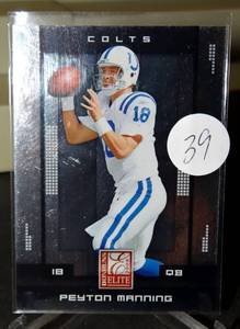 lot 39 image: 2008 Donruss Elite Football #41 Peyton Manning Indianapolis Colts HOF