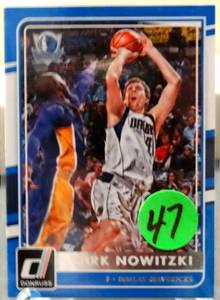lot 47 image: 2015-16 Donruss Dirk Nowitzki #196 Dallas Mavericks - NMMT
