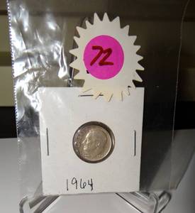 lot 72 image: 1964 ROOSEVELT TIME IN PROTECTIVE SLEEVE