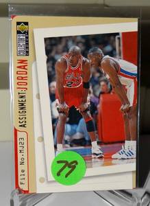 lot 79 image: 1996 Upper Deck Collectors Choice Michael Jordan Card #363 AssignmentJordan HOF $$