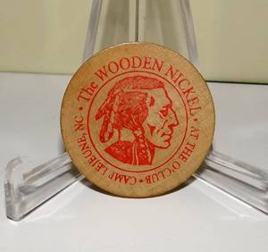 lot 81 image: GENUINE WOODEN NICKEL