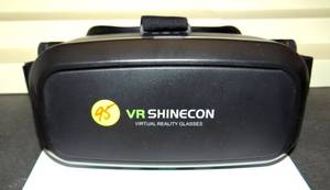 lot 95 image: VR SHINECON VIRTUAL REALITY GOGGLES - NEVER USED (PROTECTION PLASTIC STILL ON EYEPIECES)