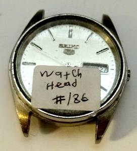 lot 111 image: VINTAGE MENS SEIKO WATCH FACE - STAINLESS