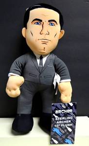 lot 146 image: Sterling Archer 10-Inch Plush Figure Highly collectible - UNUSED WTAGS - $$$