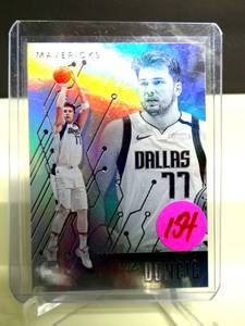 lot 154 image: 2ND YEAR SUPERSTAR - 2019 Panini Chronicles Essentials Luka Doncic #206