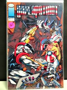 lot 161 image: SUPERPATRIOT #4 IMAGE COMICS 1993 VF BAGGEDBOARDED