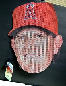 lot 165 image: RARE BLEACHER CREATURES Los Angeles Angels Jered Weaver Bleacher Mask NWT $$