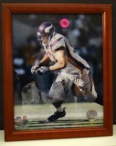 lot 196 image: AUTHENTIC AUTOGRAPH - Autographed KEVIN WILLIAMS 8X10 Minnesota Vikings Photo - FRAMED
