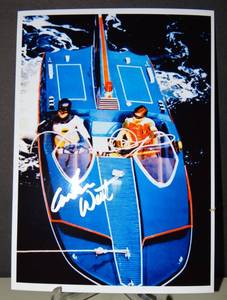 lot 238 image: AUTHENTIC AUTOGRAPH OBTAINED THRU THE MAIL - ORIGINAL BATMAN ADAM WEST HAND SIGNED 5 X 7 PHOTO
