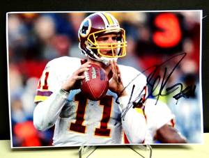 lot 246 image: AUTHENTIC AUTOGRAPH - WASHINGTON REDSKINS QB - PATRICK RAMSEY #11 HANDSIGNED 5 X 7 PHOTO