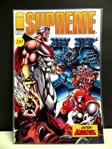 lot 247 image: 1993 Supreme # 3 Comic Image Bloodstrike Appearance