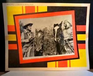 lot 261 image: RARE ORIGINAL 1956 THE BROKEN STAR MOVIE STILL