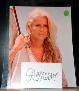 lot 267 image: AUTHENTIC - Catherine Deneuve Signed Index Card Signature Autographed  8 X 10 Photo $$$