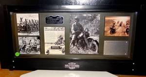 lot 273 image: NICE HARLEY DAVIDSON DISPLAY WALLHANGER