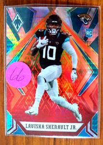 lot 66 image: HOT ROOKIE - Laviska Shenault Jr. RC 2020 Panini Phoenix Fanatics FIRE BURST Rookie Card #119