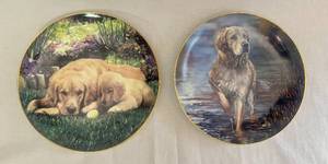 lot 161 image: 2 Limited Editions from the Collection Entitled Golden Companies from Danbury Plates