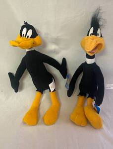lot 170 image: 2 Daffy Duck Plush 20011997