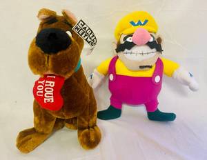 lot 176 image: Cartoon Network Scooby-do Plush 1998 Wario Plush by KellyToy 2003