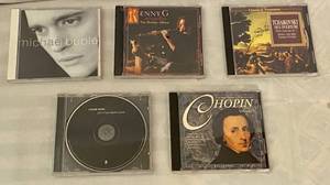 lot 77 image: CDs - Michael Buble, Kenny G, Tchaikovsky, Chopin and Celien Dion