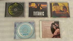 lot 79 image: 5 CDs - Charlies Angels Soundtrack, Titanic Soundtrack Midnight in Madrid Hope Floats Backstreet Boys