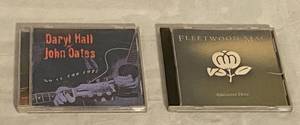 lot 91 image: 2 CDs Daryl Hall and John Oats and Fleetwood Mac